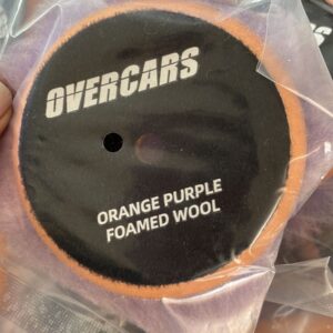 PAD CORDERO - ORANGE PURPLE FOAMED WOOL 5 pulgadas - OVERCARS