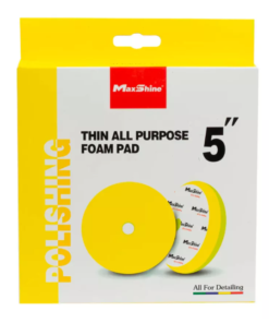 Pad espuma amarillo / Intermedio  5 pulgadas - Max Shine
