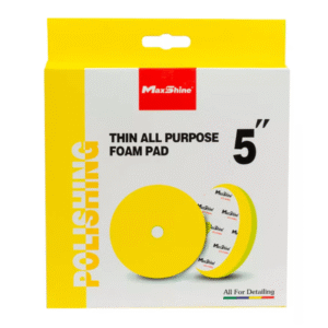 Pad espuma amarillo / Intermedio  5 pulgadas - Max Shine