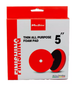 Pad espuma rojo  / Finish 5 pulgadas - Max Shine
