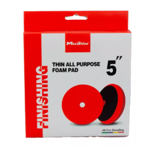Pad espuma rojo  / Finish 5 pulgadas - Max Shine