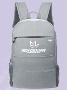 MOCHILA GRIS - MUNDO CAR