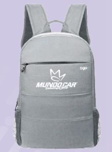 MOCHILA GRIS - MUNDO CAR